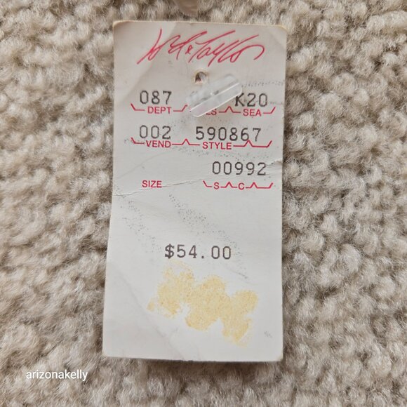 NWT Vintage Wool Parrot Rosella Scarf Perry Ellis Bird - Picture 6 of 10